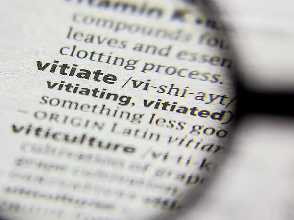 vitiate